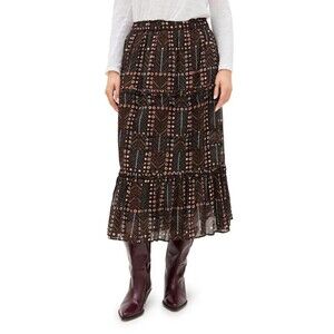 Isabel Marant Étoile Women’s Diya Printed Cotton Midi Skirt size 44/12 NWT
